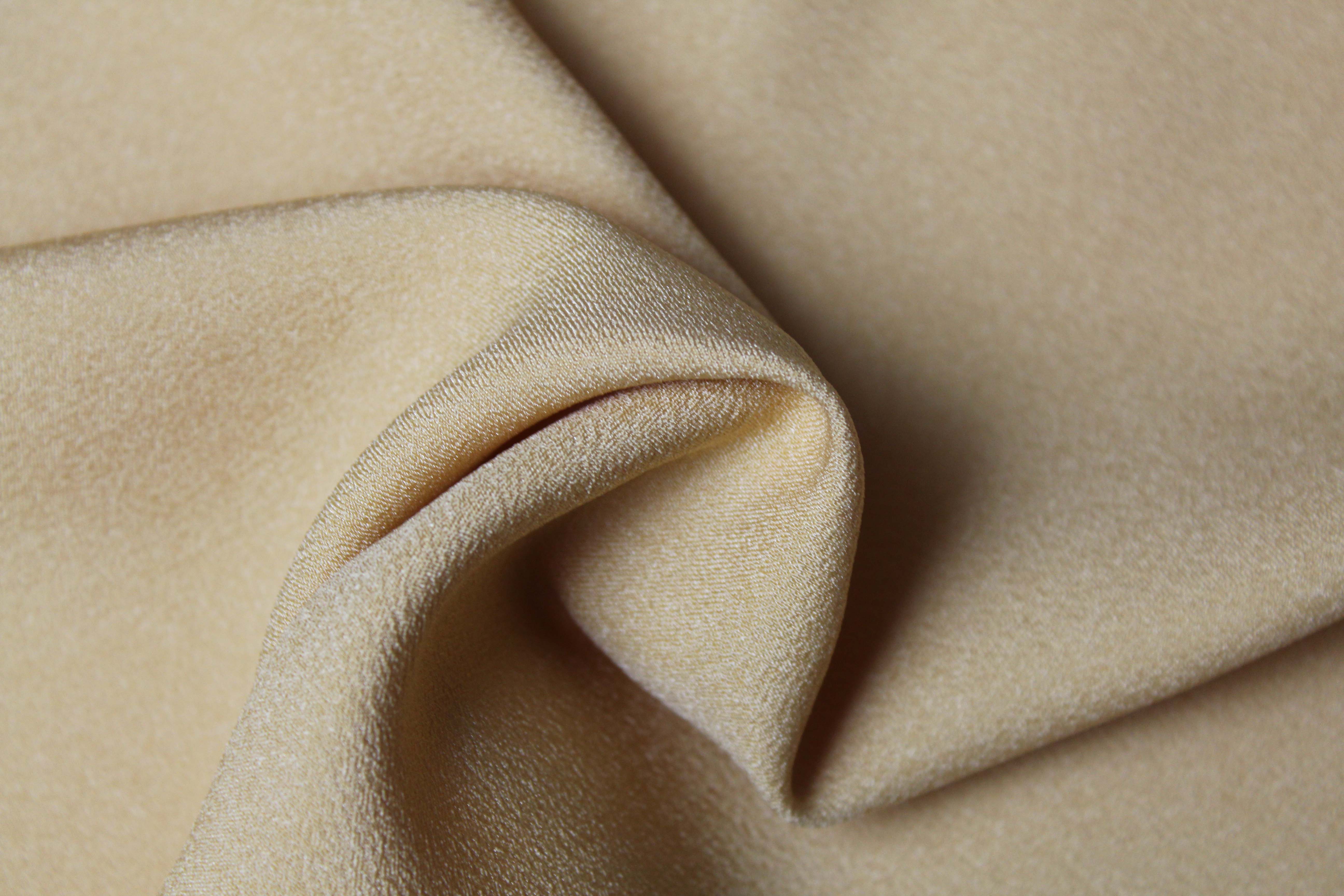 SATIN BACK CREPE - BUTTERSCOTCH